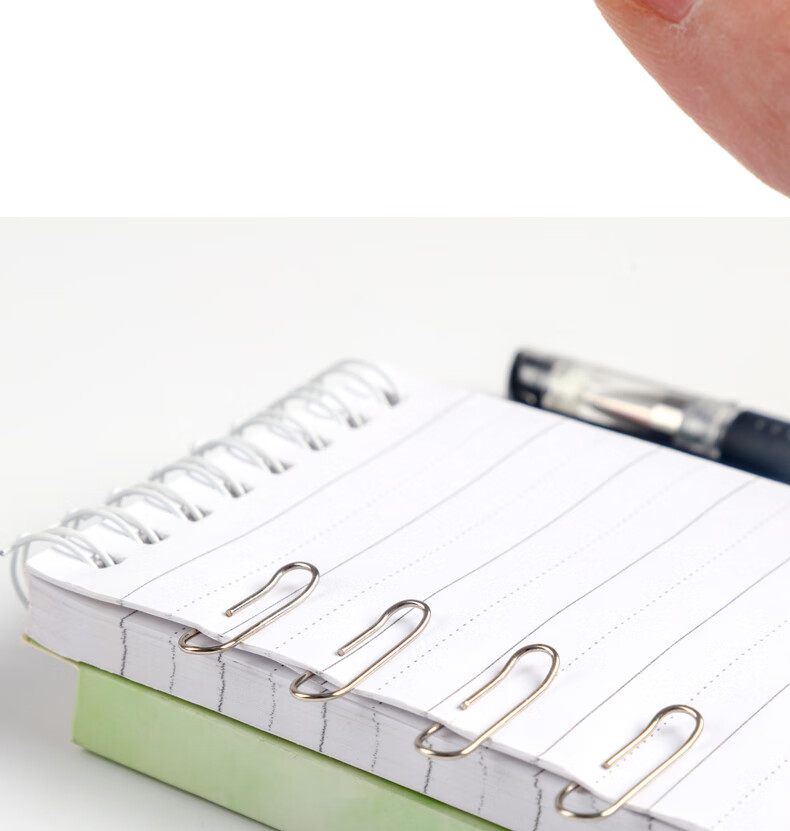 DiLe Premium Series No. 3 Paper Clips, Silver Metal Binder Clips for Office Stationery And Financial Use, 100 Pieces/box, Pack of 10 Boxes, 2213 7
