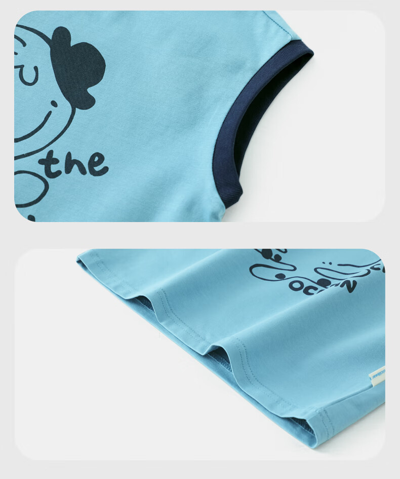 Ciciibear Children's Vest, Boys' Sleeveless T-Shirt, Summer Cool-Feeling Baby Undershirt, Thin Summer Style 14