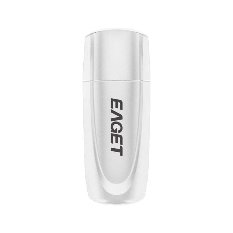 EAGET 4GB USB Flash Drive USB2.0 Bid Tender Mini USB Drive for Company Bidding, Portable Car Computer And Mobile Phone Compatible Universal Flash Drive White F1