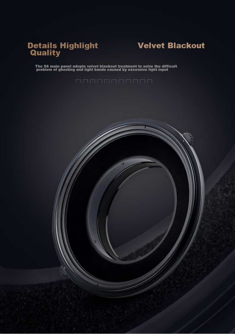 NiSi Square Filter System, 150mm S6 Bracket True Color Version, Canon TS-E 17mm F4 Lens Specific, Ultra-Wide Angle Lens Bracket with Built-In Polarizing Filter 4