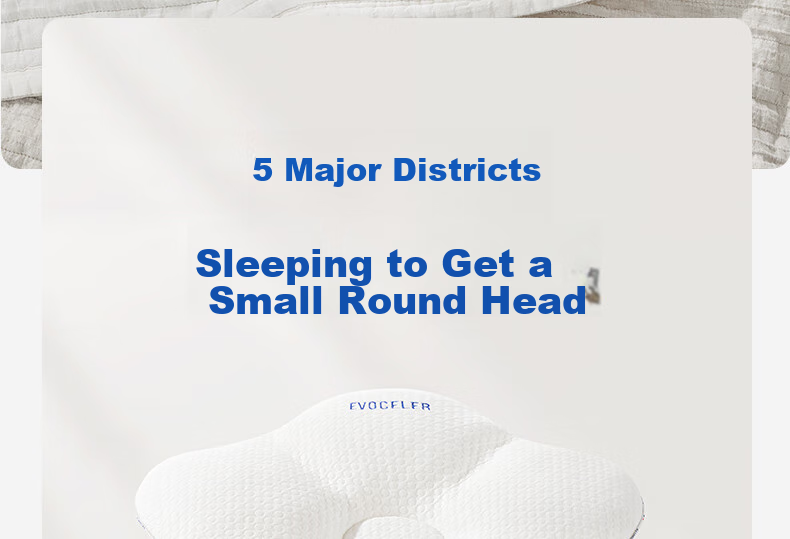 EVOCELER Shaping Pillow for Newborns 0-6 Months, Baby Head Correction Pillow 7