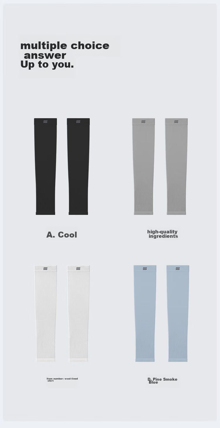 HLA Ice Silk Arm Sleeves for Men And Women, UV Protection Sun Protection Arm Covers for Summer Driving And Cycling 4