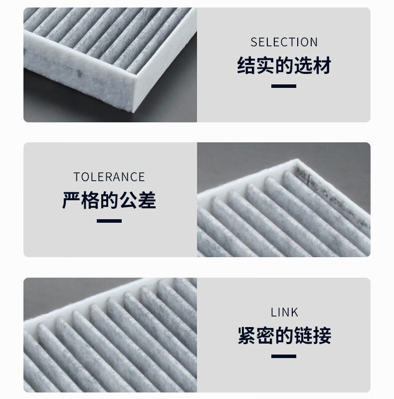 Aolin Activated Carbon Air Conditioning Filter Suitable for 2021-2025 Zeekr 001/Zeekr 009 8