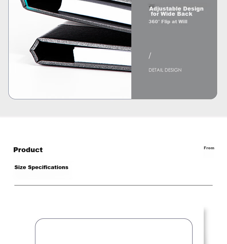 Deli A4 Landscape Folding Clipboard Meeting Folder File Organizer Student Poetry Recitation Contract Clipboard Exam Paper Storage Folder Menu Holder Office Supplies Fashionable 5011 Black 12