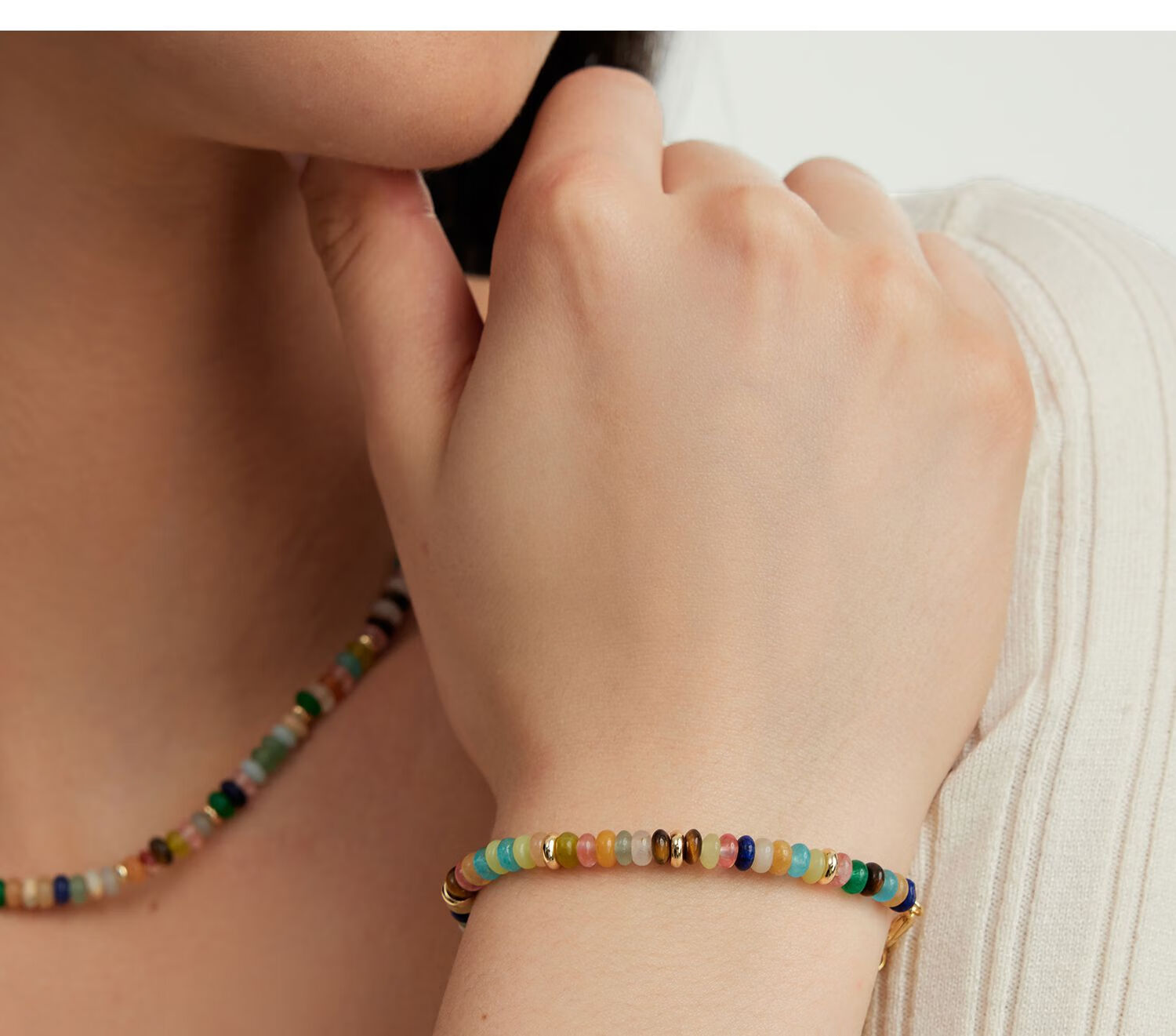 Arsis Secret Garden Rainbow Guardian Beaded Bracelet, Fashionable And Simple, Birthday Gift for Girlfriend 13