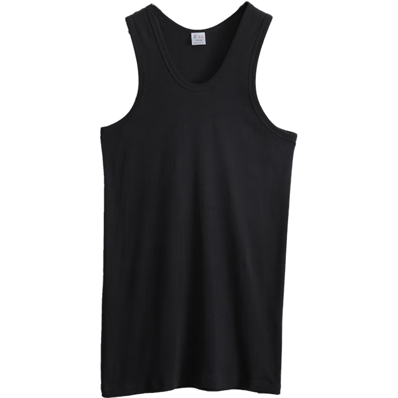 Hodo Pure Cotton Tank Top for Men, Sleeveless Round Neck, Skin-Friendly Breathable Sports Fitness Slim-Fit Undershirt for Me