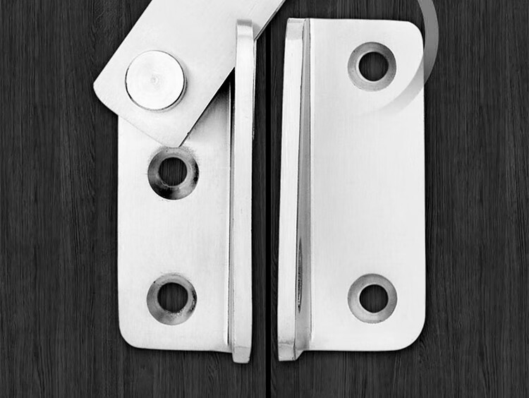 Auburn 5045 Right Angle Door Latch + Padlock Stainless Steel Student Dormitory Fixed Door Lock Hasp Door Catch Hinge Bolt Lock 8