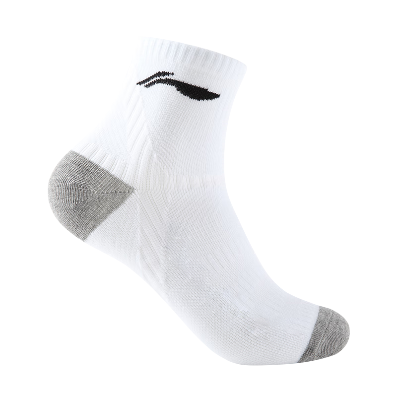 Li-Ning Men's Basketball Socks, Sports Socks, Running Anti-Slip Terry Bottom Long Socks, Thickened Wear-Resistant Warm Football Basketball Cotton Socks