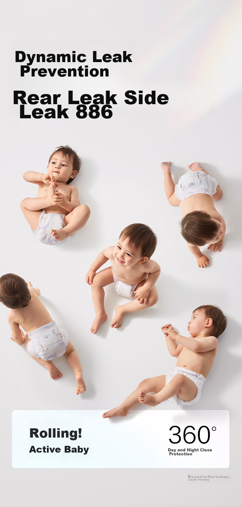 Babycare Royal Pro Ultra-Thin Diapers Mini Pack S25 (4-8kg) Newborn Baby Diapers, Breathable And Absorbent 14