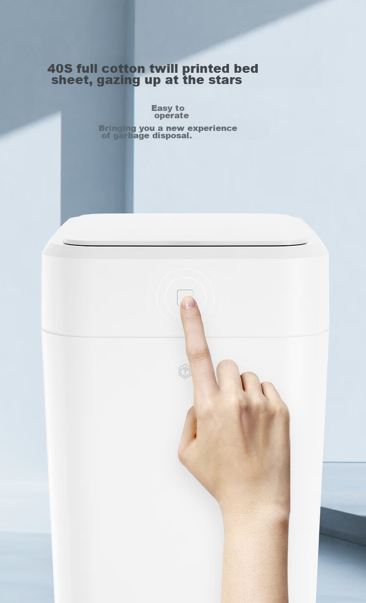 JD Original Smart Sensor Trash Can with Automatic Bagging, Narrow Garbage Bin for Living Room, Bedroom, Kitchen And Bathroom, 10L 5