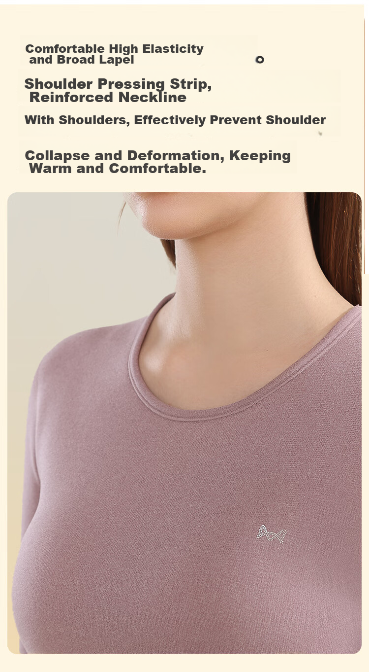 MiiOW Women's Thermal Underwear with Down And Silk Filling, Warm, Thickened, Soft Autumn Top And Bottom, New Starry Sky Black XL 14