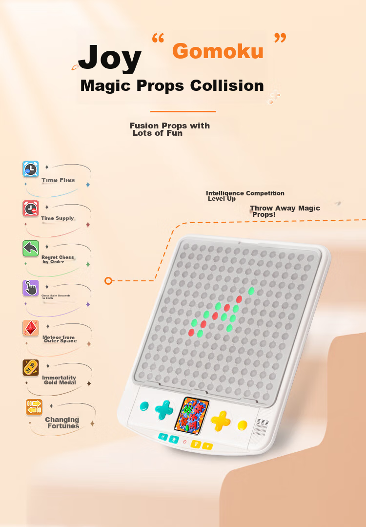 Chaoqidashi Multi-Functional 31+ N AI Intelligent Board Game Set Including Gomoku, Go, Ludo for Boys And Girls Birthday Gift Educational Toy 5