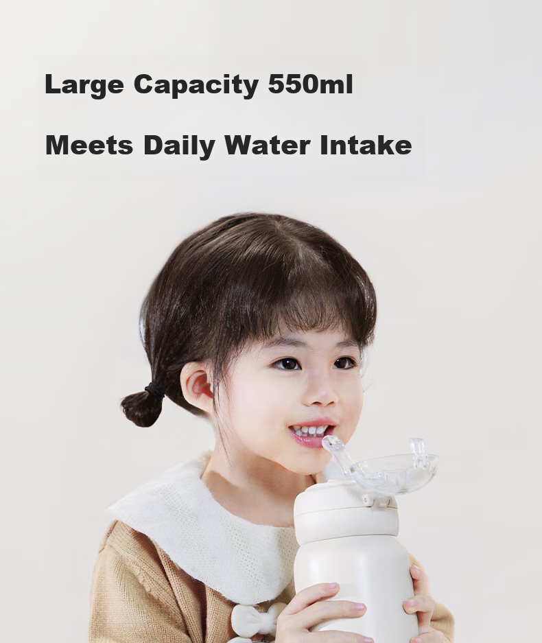 Bebebus Diamond-Like Children's Insulated Cup with Straw, Large Capacity Water Bottle, 316L Stainless Steel, for Primary School Students And Kindergarten Childre 14