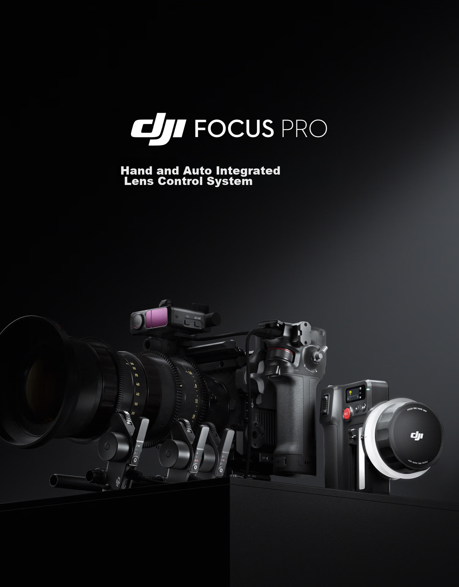 DJI Focus Pro Creative Edition, Handheld Integrated Lens Control System with AI Automatic Focus Tracking, 20-Meter Wireless Follow-Focus, LiDAR Oscilloscope 1