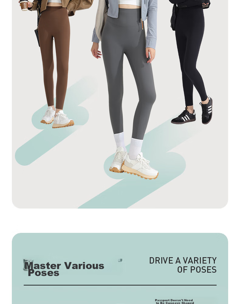 HR Shark Leggings for Women, High-Waisted Slimming Tummy Control Butt-Lifting Shaping Pants, Obsidian Black, Size L 19