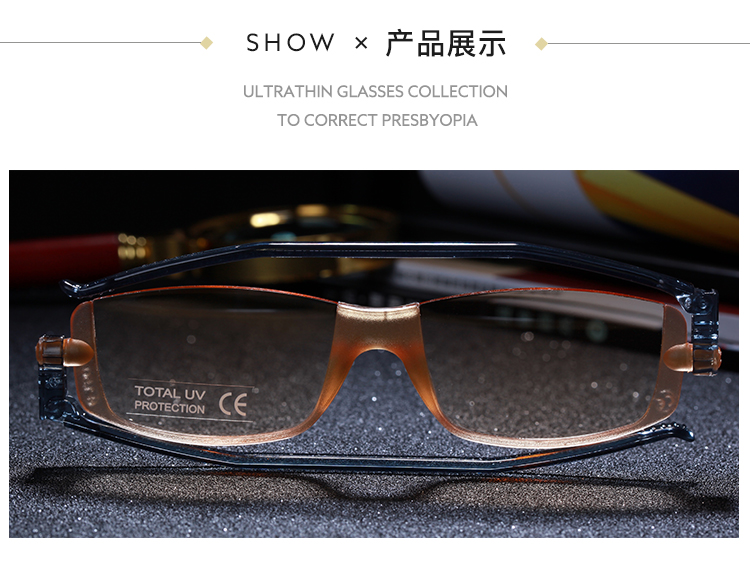 NANNINI Italian Imported Anti-Blue Light Reading Glasses, Lightweight, Fashionable, Foldable, Portable, High-Definition, Comfortable Presbyopic Glasses, Authentic Product 1