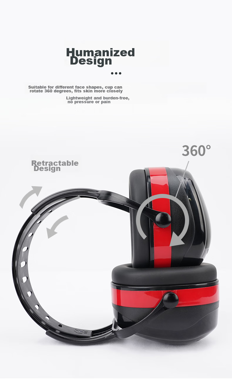 Jiansi Noise-Reducing Earmuffs for Work Protection And Shooting 7