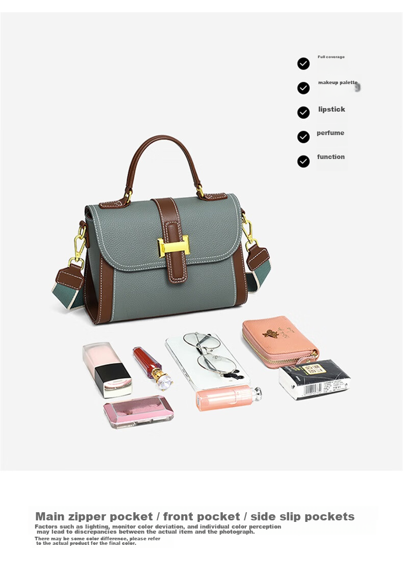 C.BANNER Top-Grain Leather Handbag for Women, Tote Bag, Crossbody Bag, High-End Versatile Brand, Birthday Gift for Girlfriend on May 20 6