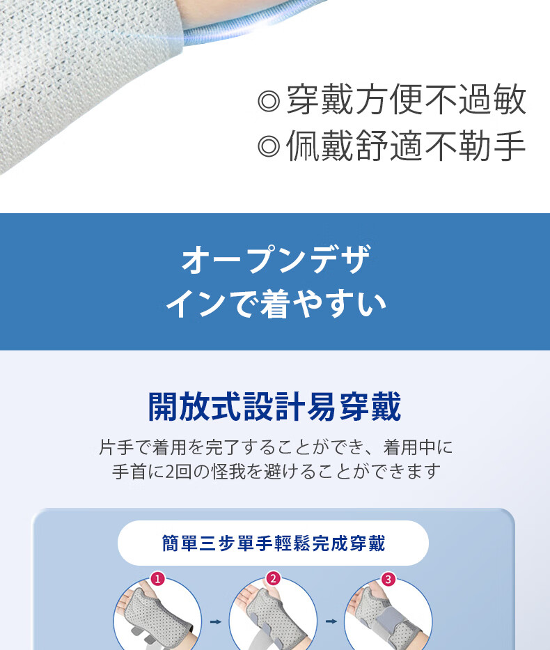 CRALVKOIN Medical Wrist Joint Fixation Brace, Wrist Fracture Tendonitis Support, Anti-Sprain Wrist Guard, Breathable 2