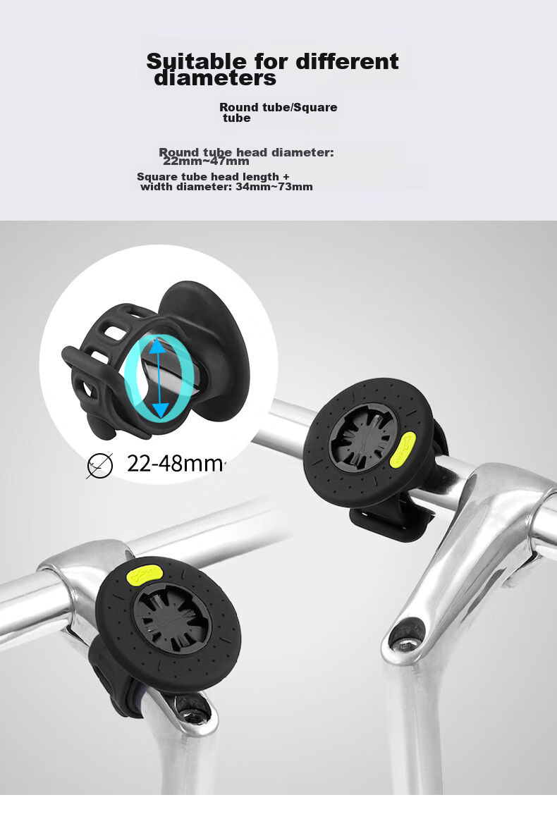 Bone Road Bike Phone Mount, Silicone Shock-Absorbing Quick-Release Cycling Phone Holder, Compatible with Garmin Bike Computer 5