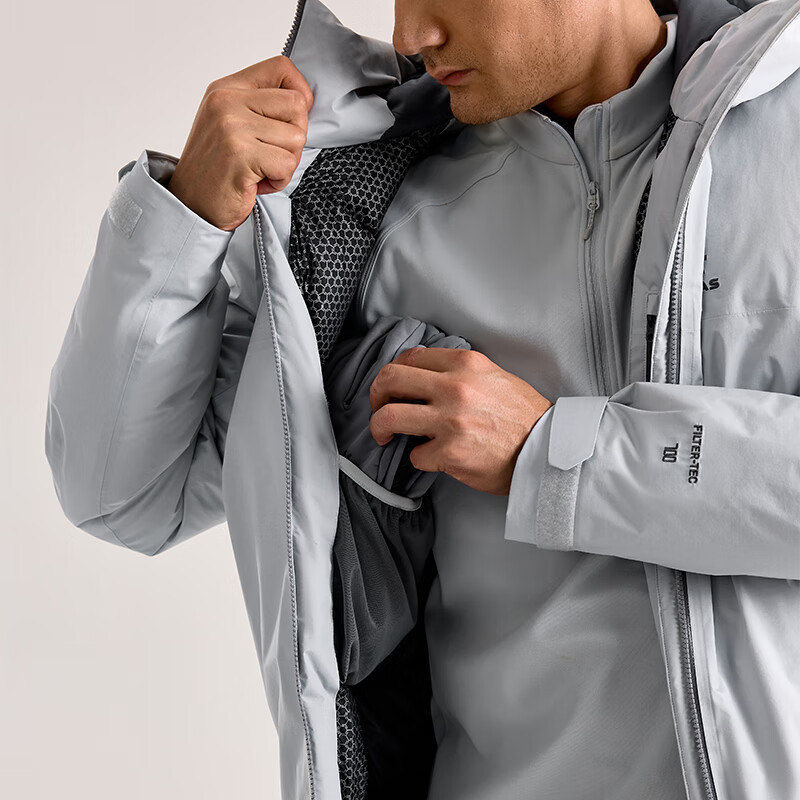 KAILAS Men's 700 Fill Power Goose Down Graphene Insulated FLT 3L Hard Shell Winter Goose Down Jacket