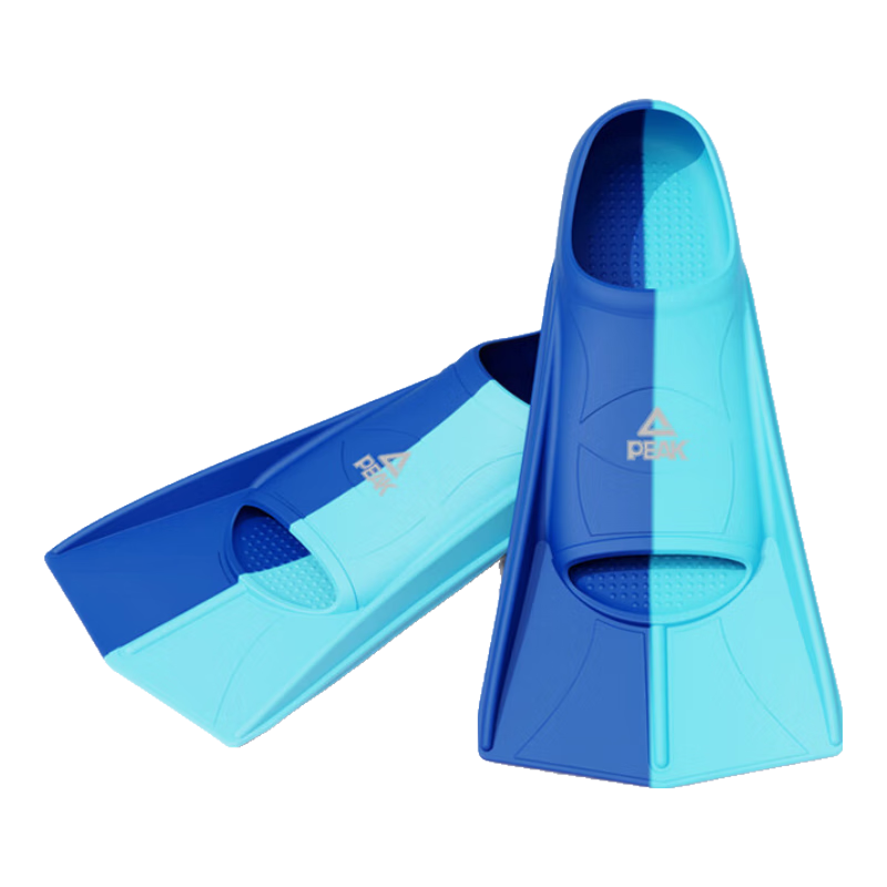 PEAK Swimming Fins, Professional Training for Adults And Children, Comfortable And Durable, Diving And Freestyle Swimming, Breaststroke Learning Equipment, Size M