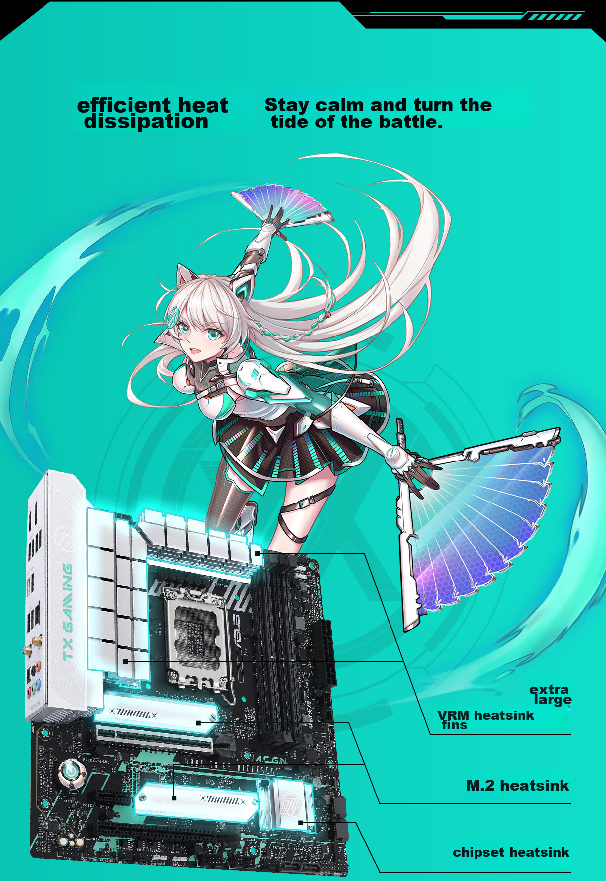ASUS TX GAMING B760M WIFI D4 Motherboard, Supports CPU 14700K/14600KF/12600KF (Intel B760/LGA 1700) 10