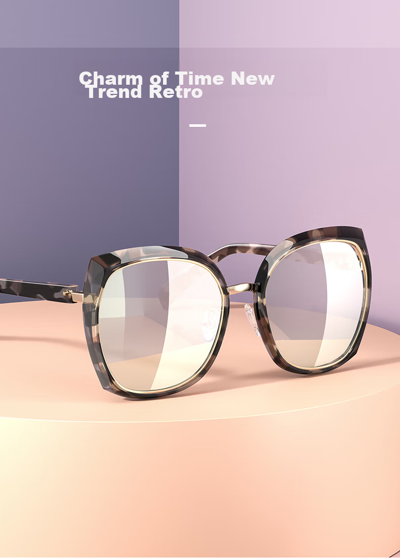 CAXMAN Fashion Cat-Eye Style Sunglasses for Women, Polarized Sunglasses, Casual Face-Flattering Trendy Glasses CX3183 3