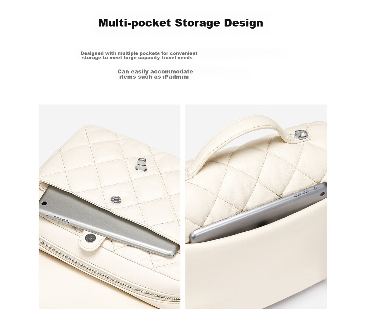 JUST STAR Zhang Yuxi's Same Style Backpack for Women, 2026 New Light Luxury Lightweight Travel Backpack, School Bag, Birthday Gift 9