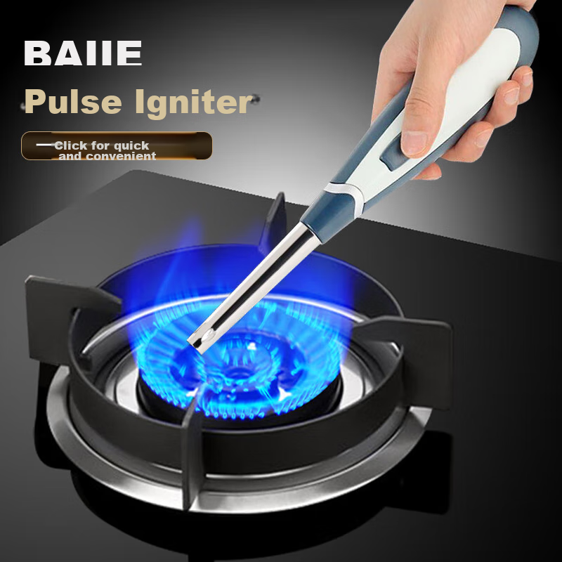 BJ Igniter, Lighter, Ignition Gun, Pulse Igniter, Electronic Lighter, Natural Gas Stove Ignition Rod, Household Use