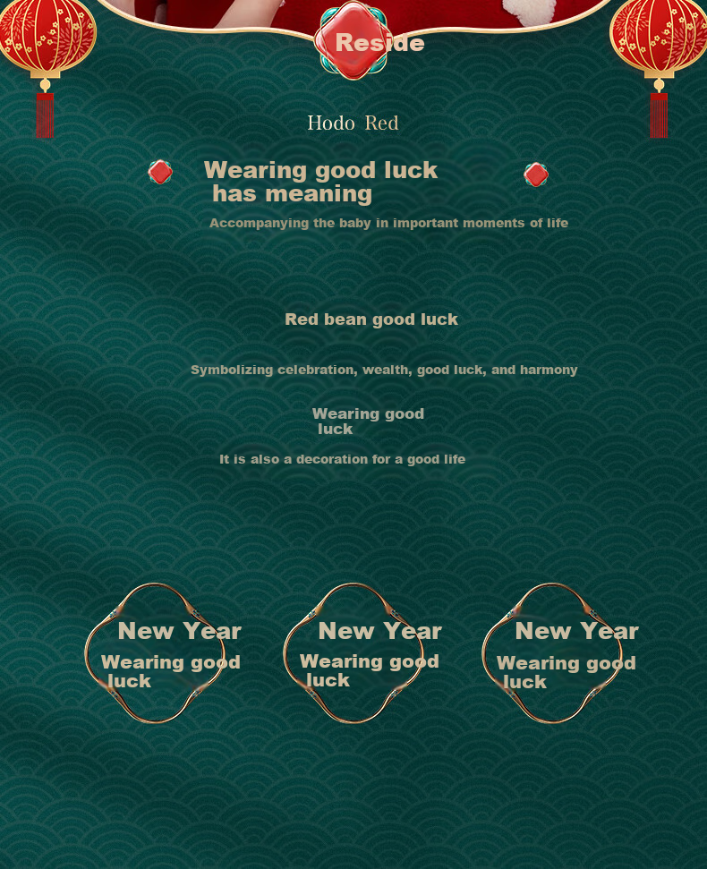 Hodo Children's Pajamas, Boys And Girls Pure Cotton Jili New Year Home Wear Set, Big Kids Long-Sleeve Sleepwear J3158 140 3