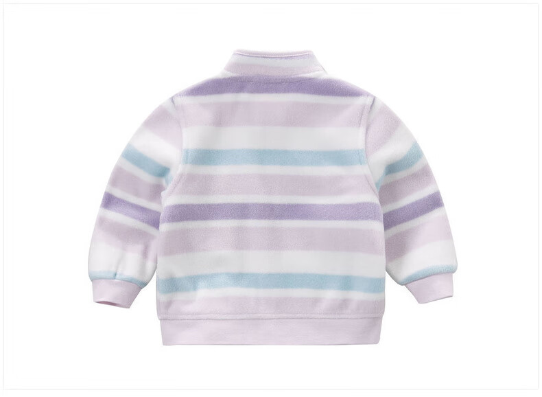 DAVE & BELLA Children's Outerwear, Spring And Autumn Clothing, Baby Stylish Clothes, Girls' Fleece Jacket 12