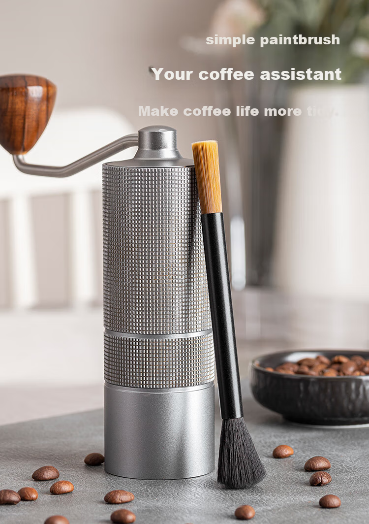 Banwushenghuo Coffee Brush, Coffee Machine Cleaning Brush, Coffee Grinder Cleaning Brush, Coffee Powder Sweeping Brush, Cleaning Brush, Washing Brush, Coffee Accessories 3
