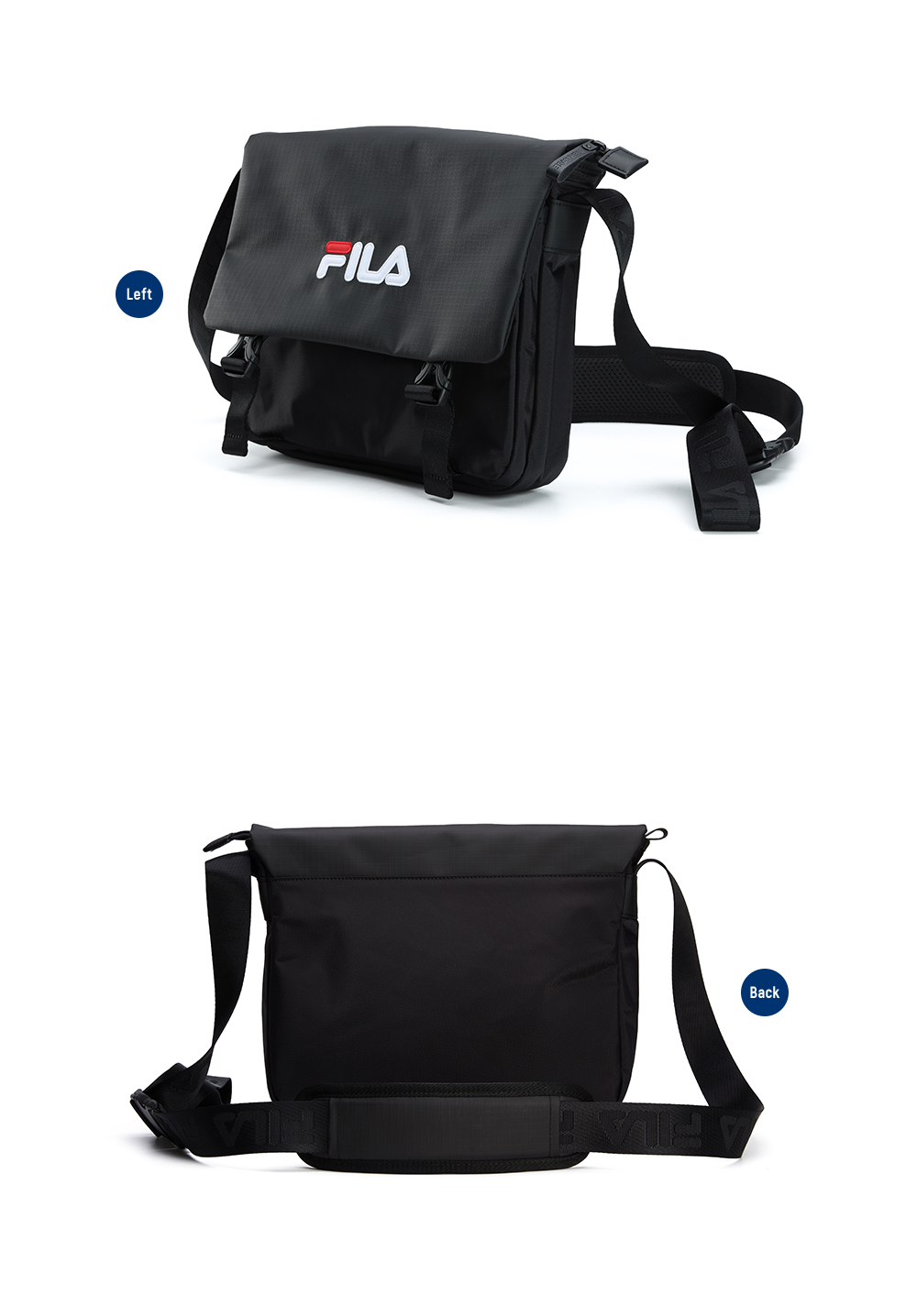 fila 斐乐官方男子挎包 2021年夏季新款男子潮流斜背式单肩包挎包男