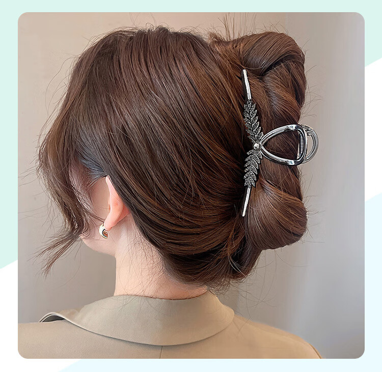 CHIMERA Elegant Back-Of Hair Claw Clip, Korean Style Large Hair Claw, Hair Accessory, Women's Hair Ornament, Mid-Autumn Festival Gift 7
