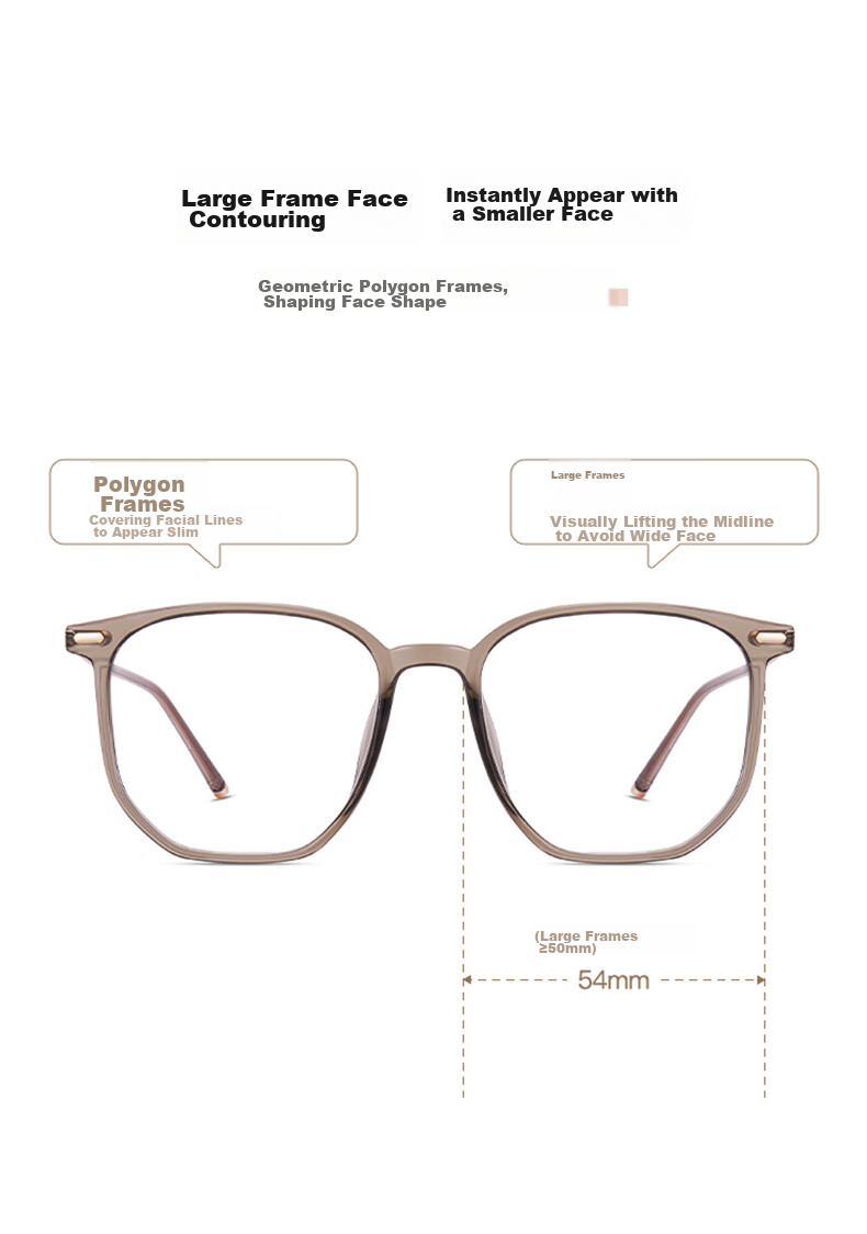 CAPONI Anti-Blue Light Glasses for Women with Myopia, Photochromic Non-Prescription Glasses for Men, Ultra-Light Cold Tea Frameless Glasses, Can Be Fitted with Prescription Lenses And Astigmatism Correctio 16