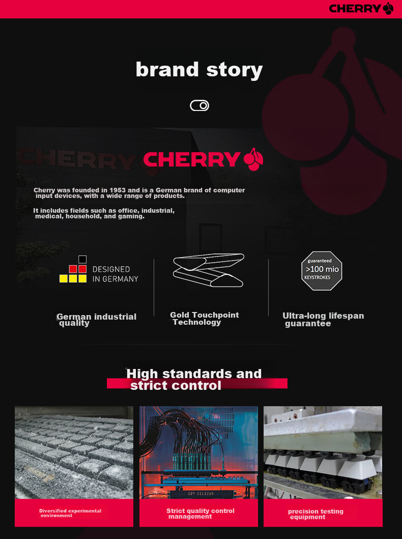 CHERRY MX1.1 Black Obsidian Aurora Mechanical Keyboard, 87 Keys, Gaming Keyboard, Wired Keyboard, Floating Design without Steel Structure, RGB Lighting Effects, Black Red Switches 15