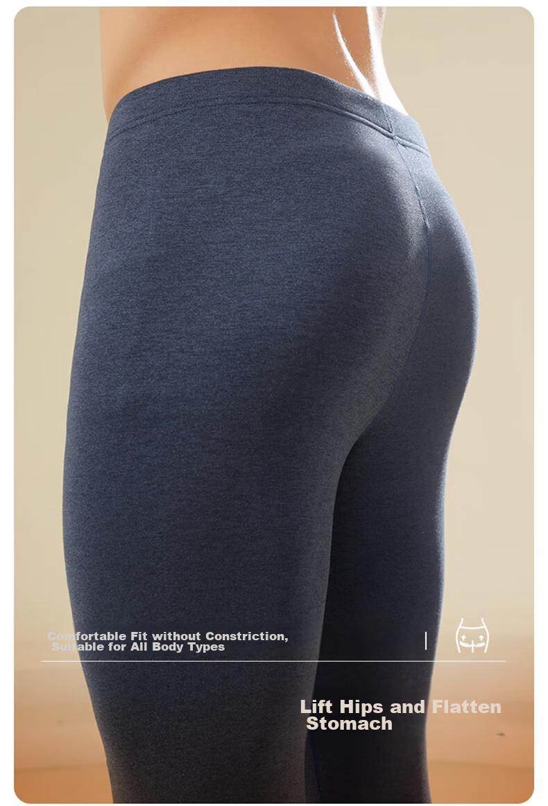LangSha Men's Thermal Underwear, 2026 Autumn And Winter New Product, Warm Pants, Seamless Wool Silk 7A Antibacterial Base Layer Thin German Wool Pants 14