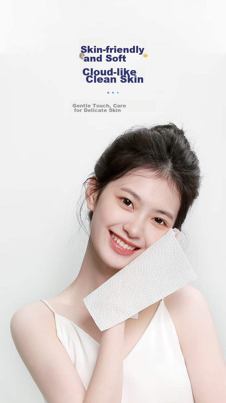 ITO Thickened Roll Disposable Face Towels Makeup Cotton Pads 250g*3 Rolls Wet And Dry Use Gift for Wome 7