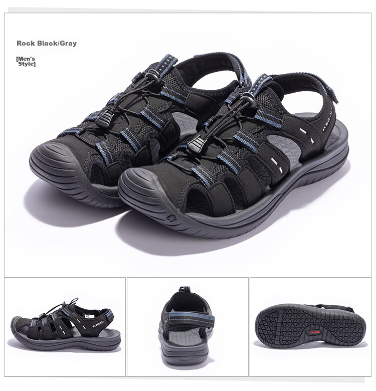TOREAD Men's Beach Shoes, Lightweight Non-Slip Comfortable Breathable Closed-Toe Sandals, Outdoor Sports Water Shoes TFGGCM81990 11