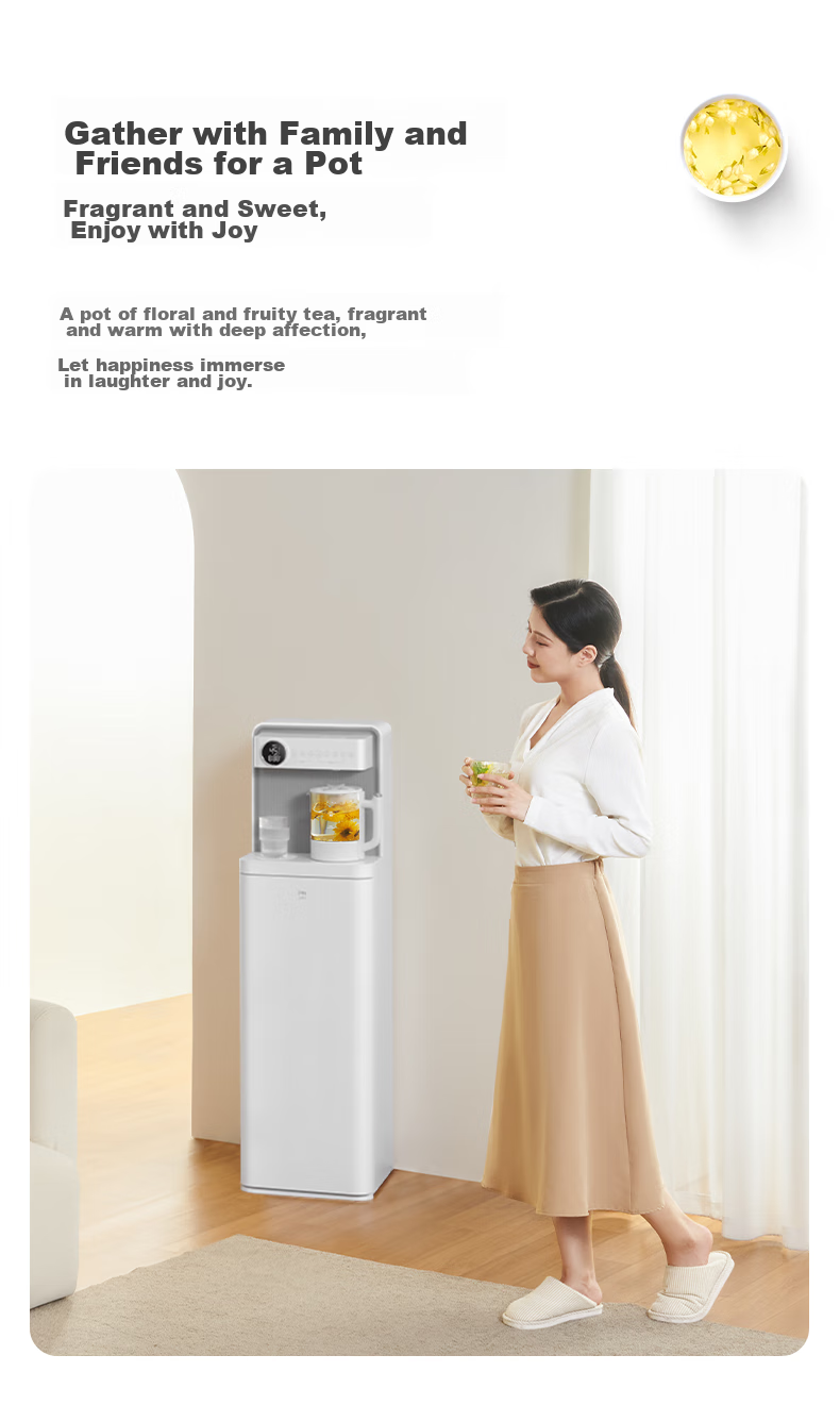 JMEY Instant Hot Water Dispenser, High-End Smart Tea Bar Machine for Home Use, Direct Drinking Machine, Bottom-Loading Water Tank, Electric Kettle, All-In Machine for Living Room And Office, C5PLUS 15