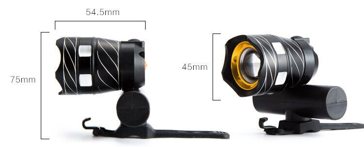 Adandyish Bicycle USB Rechargeable Tail Light, Night Rear Warning Light, Mountain Bike High-Brightness Strobe Light, Random Style 1