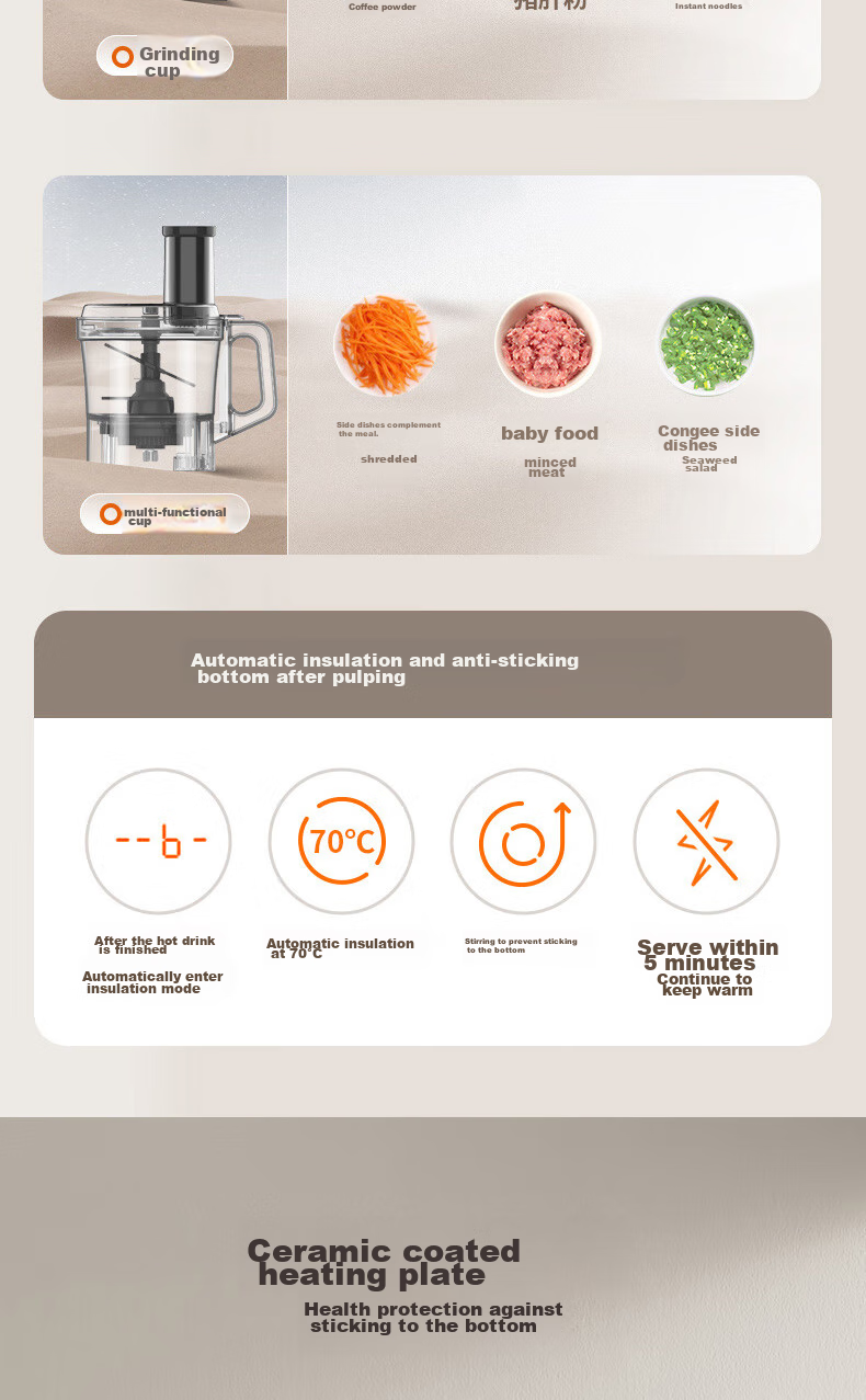 Joyoung JD-172 Multi-Functional High-Speed Blender And Juicer, 1.5L Quiet Operation, Versatile Cold And Hot Dual-Function Juicing Machine L15-P688 30