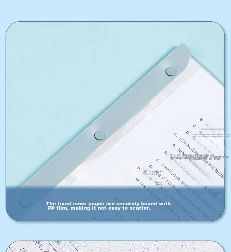 Deli A3/40-Page Document Folder, Exam Paper File Folder, Insert Pockets, Certificate Collection Folder, Prenatal Checkup Report Folder, Sheet Music Folder, Elementary And High School PQ310-T40 Red 12