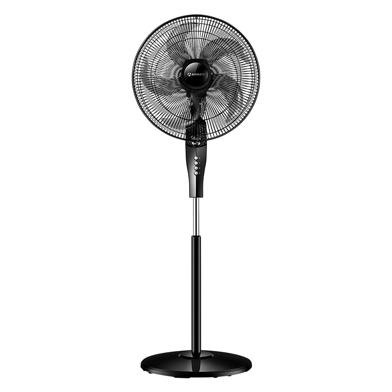 AIRMATE Five-Blade Household Electric Fan, High Airflow Desktop Floor Fan, Quiet Energy-Saving Air Circulation Small Fan, Timer Electric Fan, Dorm Cooling Fan FSW65T2-5