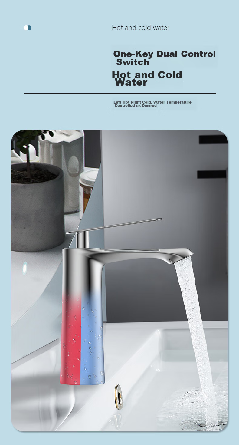 BSITN Basin Faucet, Swivel Rotating Lucky Cat Faucet, Single Cold Washbasin Faucet, Wall-Mounted B051 3