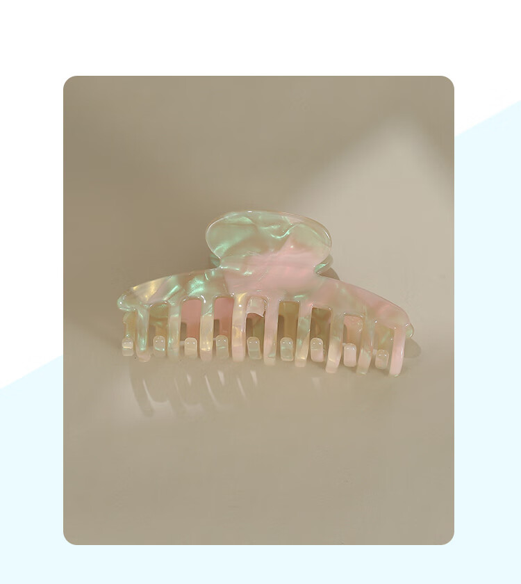CHIMERA Vintage French Acetate Hair Claw Clip for Women, High-End Hairpin, Back of Head Shark Clip, Mid-Autumn Festival Gift 1