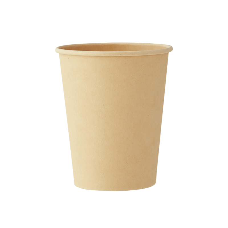 JD Original Pure Extract Paper Cups 260ml*52 Pieces, Disposable Cups, Thickened Food-Grade Bamboo Fiber Business And Home Water Cups