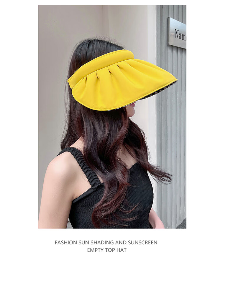 XUEXIMAN Sun Hat for Women, Visor Cap for Travel, Face-Covering Versatile Sunhat, Beach Shell UV Protection Hat for Wome 15