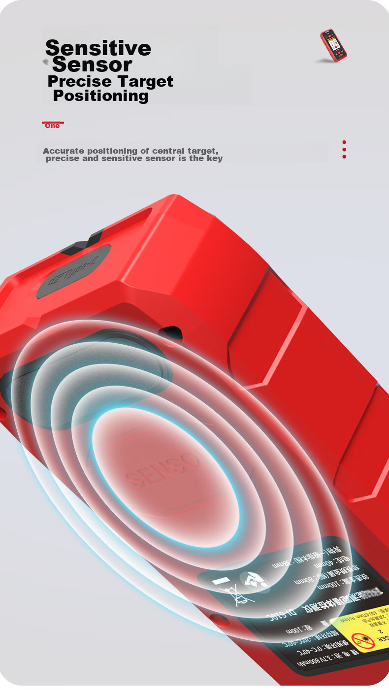 DELIXI ELECTRIC Multi-Function Wall Detector for Metal, Rebar, And Wood Detection with Red Light Ranging up to 100 Meters 5